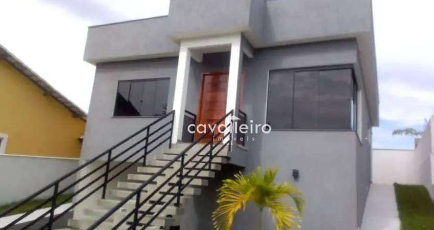 Casa em Condomínio Fechado, com 99 m² , com 2 quartos sendo 1 suíte, à venda por R$ 450.000 , Inoã - Maricá - RJ