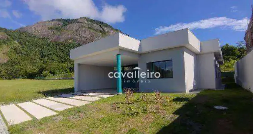 Casa condomínio Alphaville 2 com 3 dormitórios à venda, 157 m² por R$ 820.000 - Inoã - Maricá/RJ