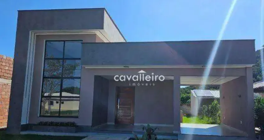 Casa condomínio Vivere, com 3 dormitórios à venda, 122 m² por R$ 650.000 - São José de Imbassai - Maricá/RJ