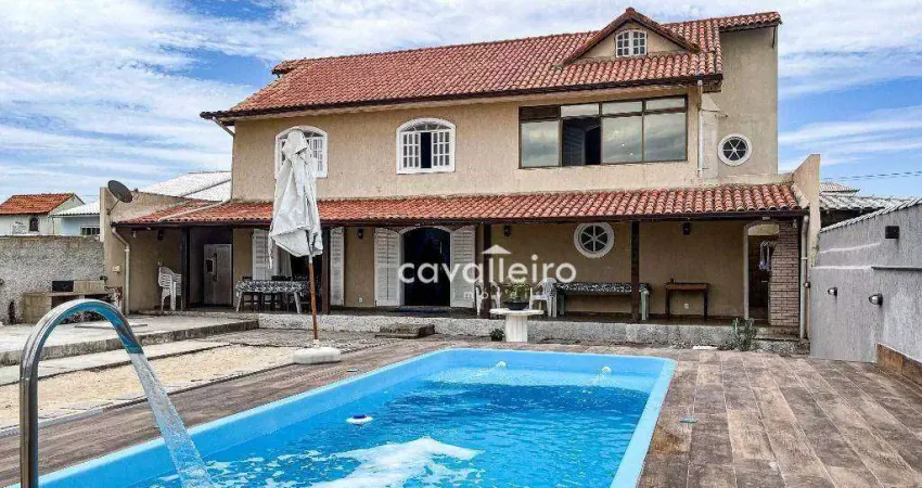 CASA PÉ NA AREIA EM GUARATIBA - MARICÁ-RJ EM UM TERRENÃO DE 960m2- 3 QUARTOS, PISCINA E ENERGIA SOLAR!