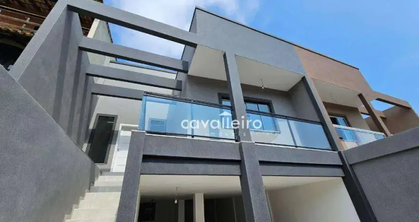 Casa com 3 Quartos, Piscina e Churrasqueira, 83 m² por R$ 720.000 - Boqueirão - Maricá/RJ