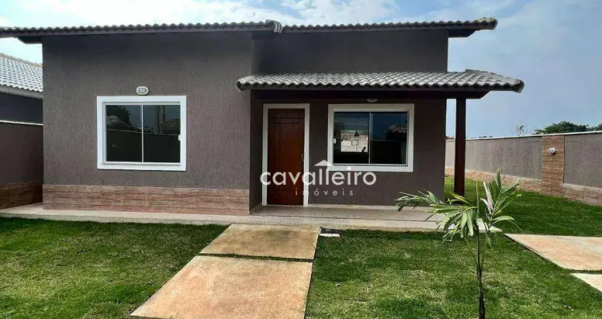 Casa com 2 dormitórios à venda, 74 m² por R$ 450.000,00 - Jardim Atlântico Central (Itaipuaçu) - Maricá/RJ