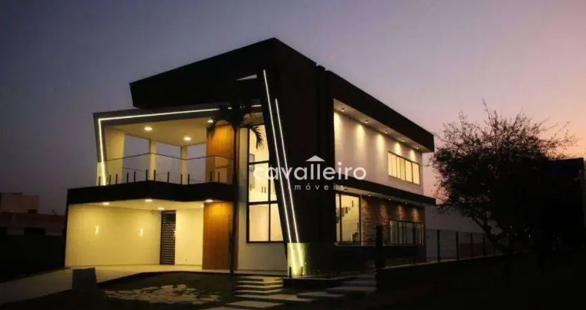 LUXO E SOFISTICAÇÃO! CASA INTELIGENTE, PISCINA COM RAIA NO ALPHAVILLE - MARICÁ-RJ!