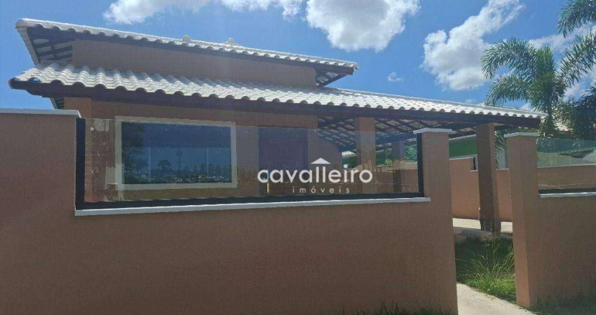 Casa com 3 dormitórios à venda, 124 m² por R$ 490.000 - Condomínio Ubatã- Caxito - Maricá/RJ