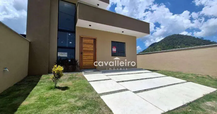 R$490.000 - Casa com 3 Quartos, Cond. Vitoria dos Anjos,  104 m² por R$ 490.000 - Caxito - Maricá/RJ