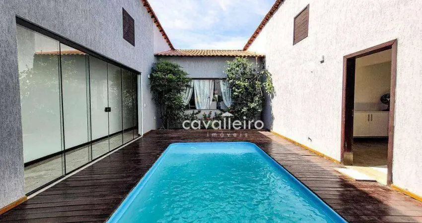 CHÁCARA COM 2 PISCINAS A MENOS DE 10 MIN DO CENTRO DE MARICÁ! CASA COM 4 SUÍTES!
