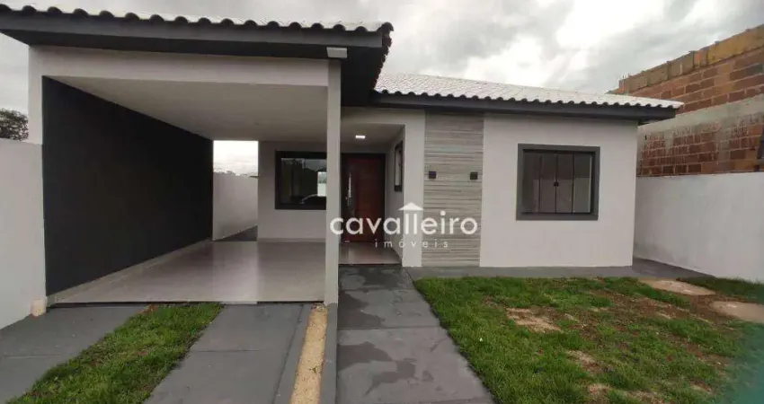 Casa com 2 dormitórios à venda, 79 m² por R$ 450.000,00 - Ubatiba - Maricá/RJ