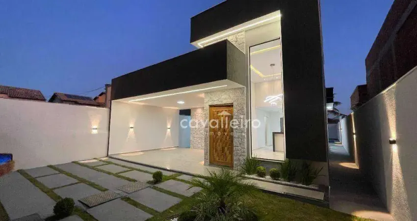 JARDIM ATLÂNTICO OESTE – CASA 3 QUARTOS, 1 SUÍTE, CLOSET,PISCINA E ÁREA GOURMET! ITAIPUAÇU - MARICÁ