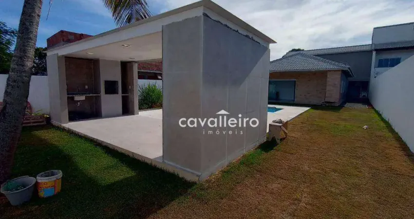 Casa com 6 Quartos, Piscina e Churrasqueira -  200 m² - Jardim Atlântico Leste (Itaipuaçu) - Maricá/RJ