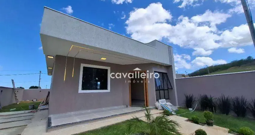 Casa com 2 dormitórios à venda, 77 m² por r$ 420.000,00 - pindobas - maricá/rj