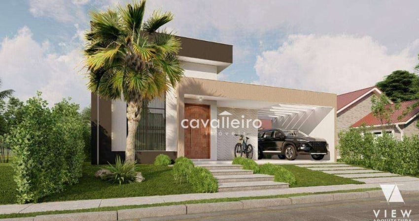 Casa com 3 dormitórios à venda, 125 m² por R$ 650.000,00 - Pindobas - Maricá/RJ