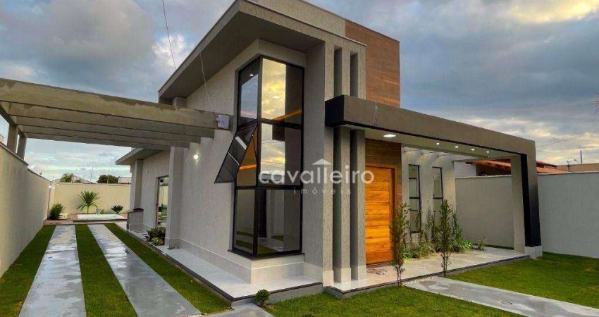 Casa com 3 dormitórios à venda, 130 m² Jardim Atlântico Leste (Itaipuaçu) - Maricá/RJ