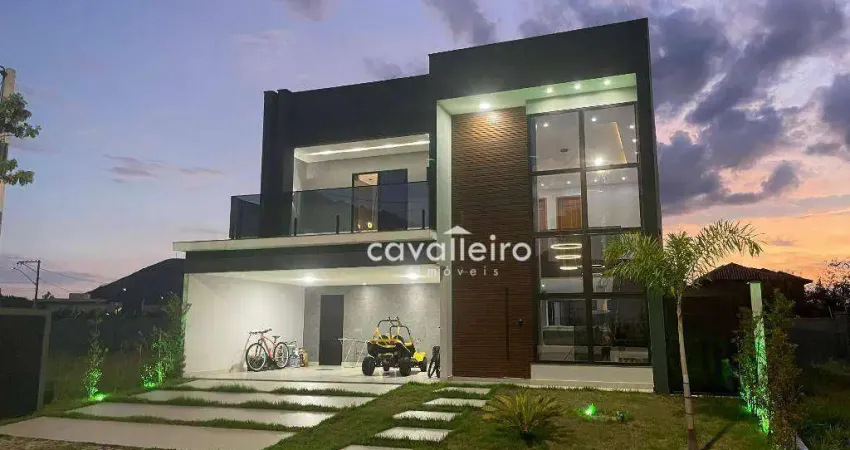 CASA 4 QUARTOS EXCLUSIVA NO ALPHAVILLE 2 -  PLANEJADOS, ENERGIA SOLAR, PISCINA, JACUZZI E ÁREA GOURMET