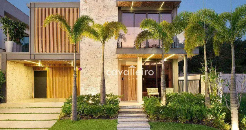 CASA MOBILIADA, COM ALEXA! 4 QUARTOS, ÁREA GOURMET PREMIADA E PISCINA NO ALPHAVILLE - MARICÁ-RJ