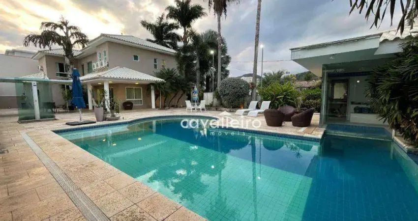 MANSÃO ESPETACULAR NO CONDOMÍNIO BOSQUE DE ITAPEBA - 5 SUÍTES - PISCINA - SAUNA - ÁREA GOURMET