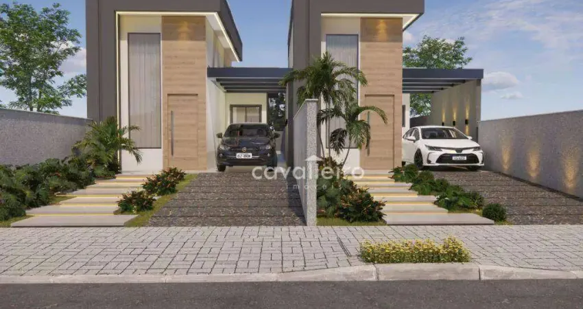Casa com 2 dormitórios à venda, 81 m² por R$ 385.000,00 - São José de Imbassai - Maricá/RJ