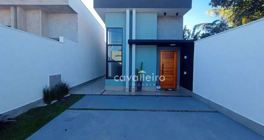 Casa com 2 dormitórios à venda, 90 m² por R$ 580.000,00 - Jardim Atlântico Central (Itaipuaçu) - Maricá/RJ
