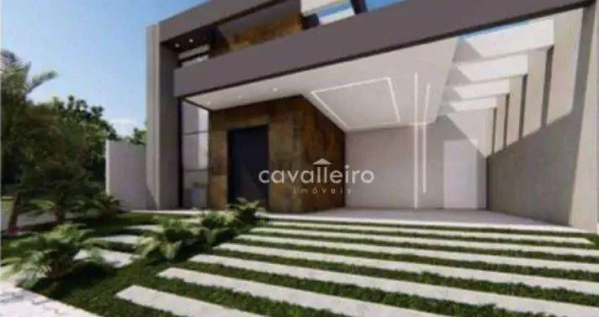 Casa com estilo contemporâneo, 121 m² por r$ 560.000 - pindobas - maricá/rj