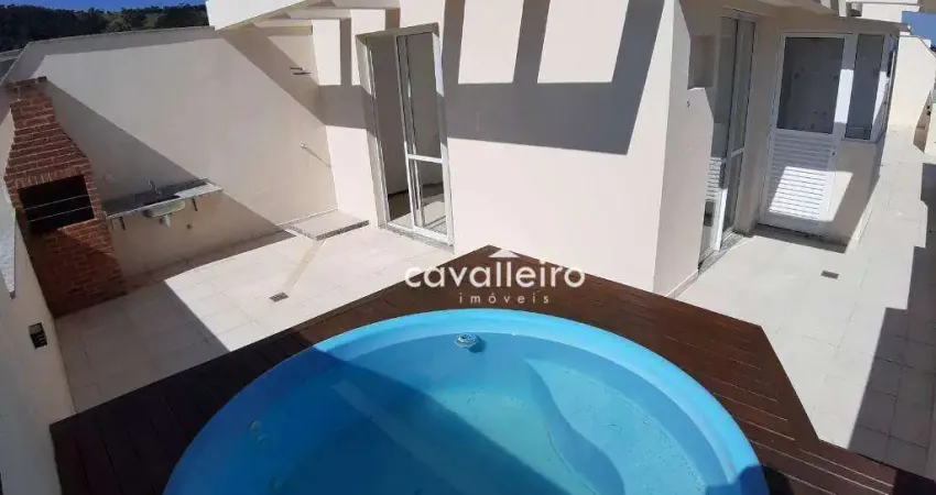 Cobertura com 3 dormitórios à venda, 131 m² por R$ 900.000,00 - Flamengo - Maricá/RJ