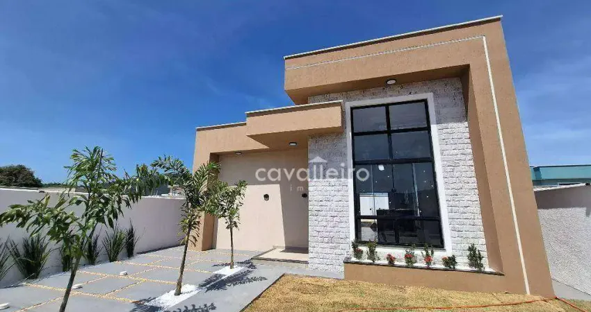 Casa com 03 quartos, sendo 01 suíte -  à venda, 99 m² por r$ 580.000 - ubatiba - maricá/rj