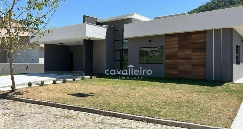 999.000, casa com vista para as montanhas no cond. gan éden–3 quartos, suíte com closet e piscina - maricá-rj