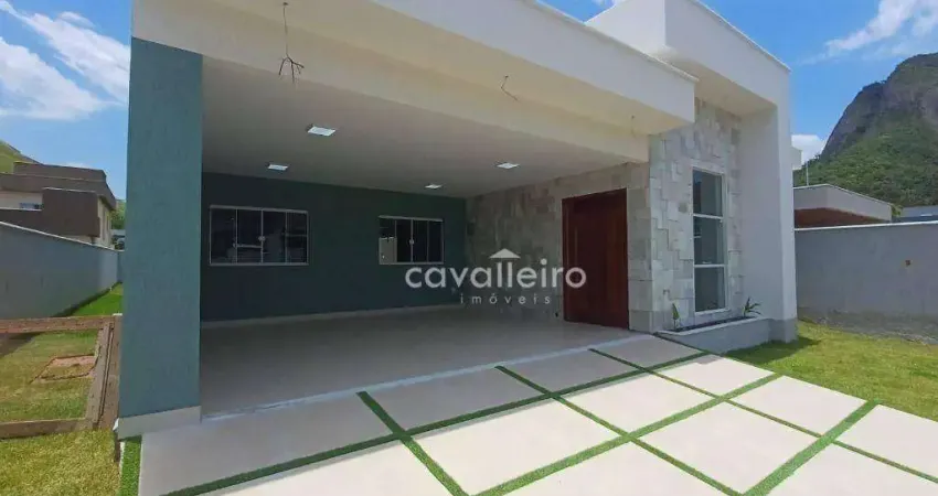 Casa com 4 dormitórios à venda, 170 m² por r$ 1.140.000,00 - cajueiros (itaipuaçu) - maricá/rj