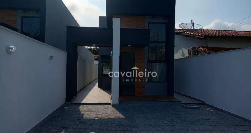 Casa com 2 dormitórios à venda, 91 m² - são bento (itaipuaçu) - maricá/rj