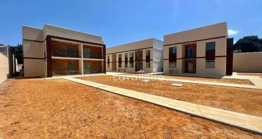 Lançamento - villa mar residencial - apartamentos 2 quartos com varanda, no bananal, maricá - rj próx. à praia de ponta negra