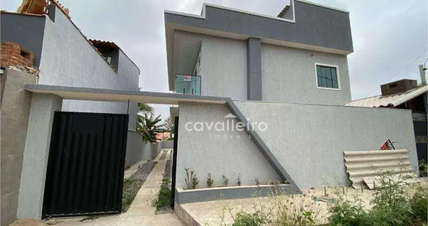 Casa duplex com 2 suítes à venda, 83 m² por r$ 400.000 - barroco (itaipuaçu) - maricá/rj