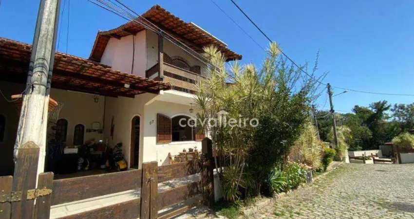 Excelente duplex com 3 dormitórios, suíte, à venda, 137 m² por r$ 720.000 - centro - maricá/rj