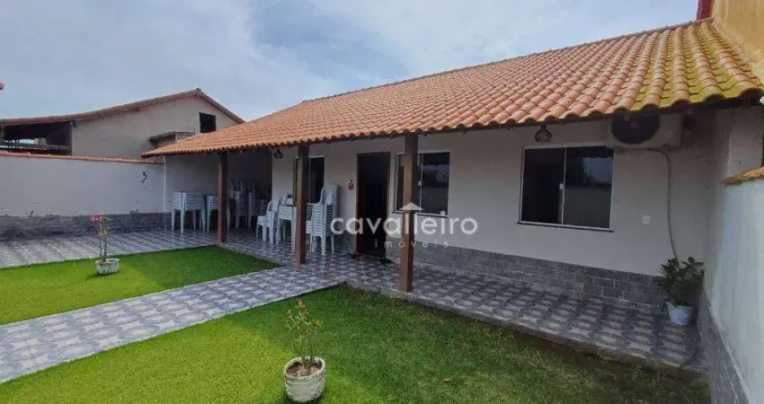 Casa com 2 dormitórios à venda, 120 m² por r$ 550.000,00 - jardim interlagos (ponta negra) - maricá/rj