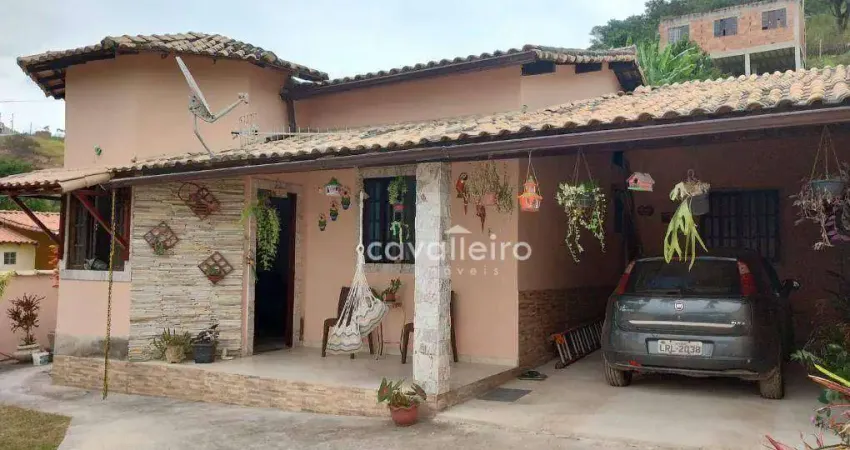 Casa com 2 dormitórios à venda, 110 m² por r$ 300.000,00 - caxito - maricá/rj