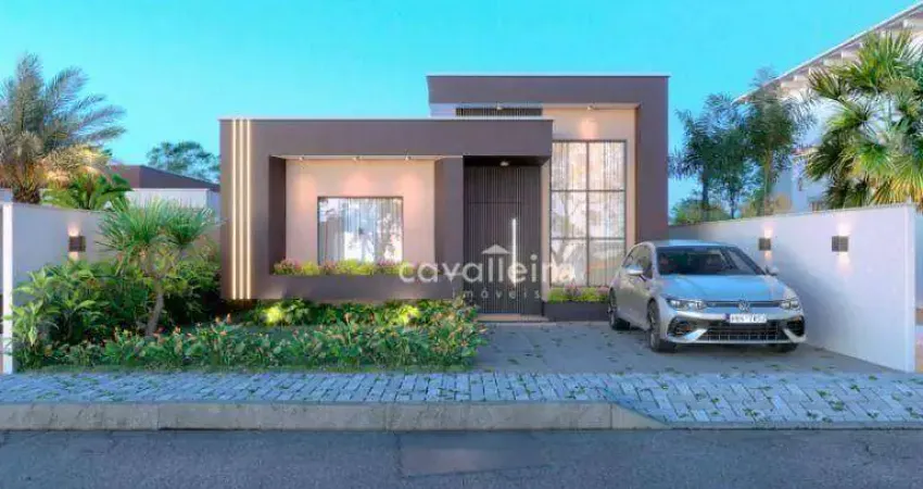 Casa com 03 quartos, sendo 01 suíte e espaço de lazer completo