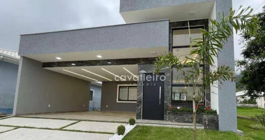 Casa linear 3 quartos no condomínio vivere, são josé do imbassaí, maricá-rj