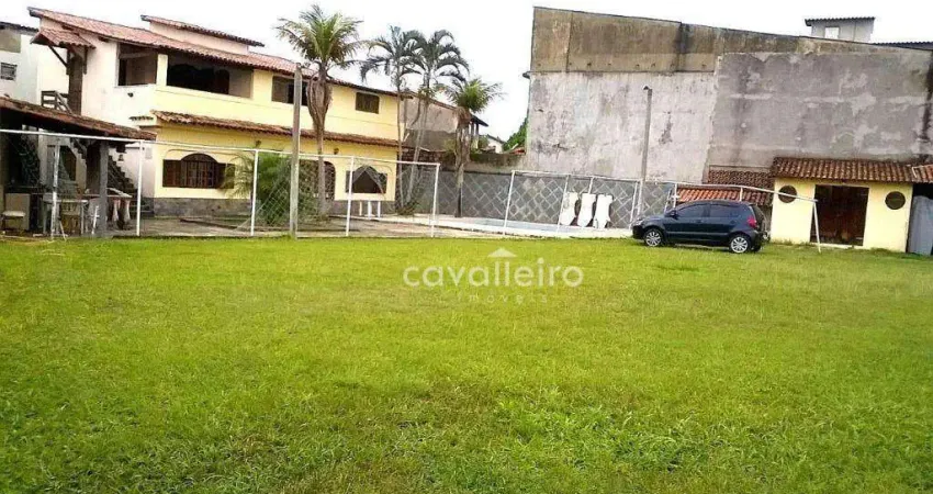 Área  com duas casas   á venda, 1052 m² por r$ 2.500.000 - ponta negra - maricá/rj