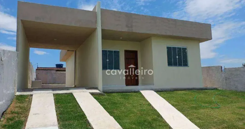 Casa com 2 dormitórios à venda, 84 m² por r$ 370.000,00 - jardim interlagos (ponta negra) - maricá/rj