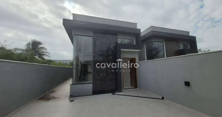 Casa com 3 dormitórios à venda, 111 m² por r$ 570.000,00 - jardim atlântico leste (itaipuaçu) - maricá/rj