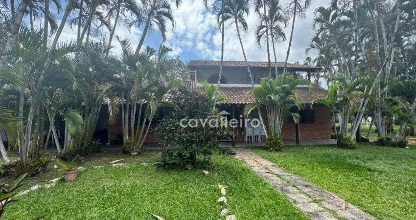 Chácara com 4 dormitórios à venda, 2400 m² por r$ 1.100.000,00 - ubatiba - maricá/rj