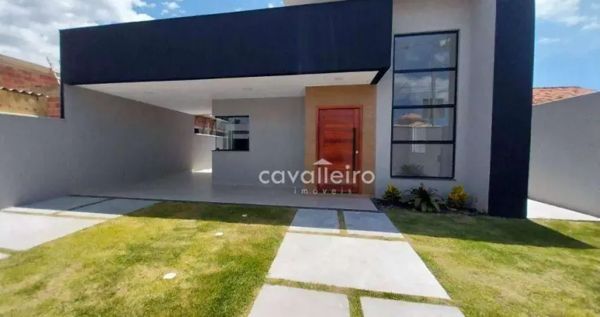 Casa com 3 dormitórios à venda, 127 m² por r$ 789.000,00 - jardim atlântico central (itaipuaçu) - maricá/rj