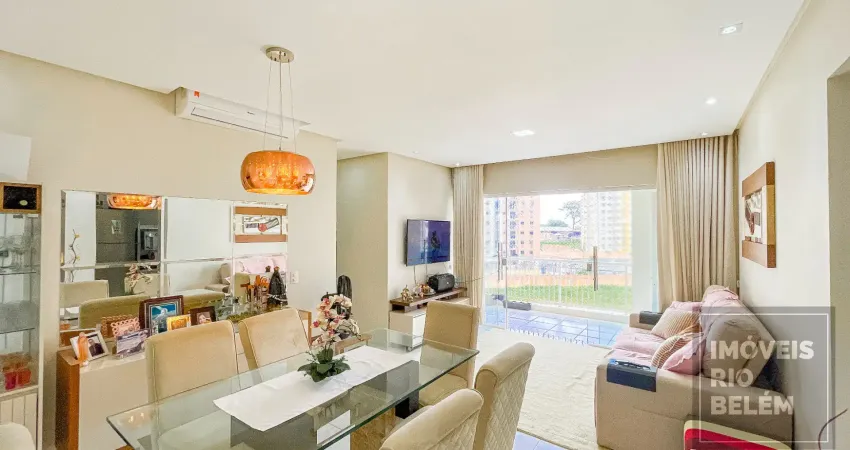 Jardim de valencia, 96m², 3 quartos sendo 2 suítes, 2 vagas, aug. montenegro – parque verde – belém pa