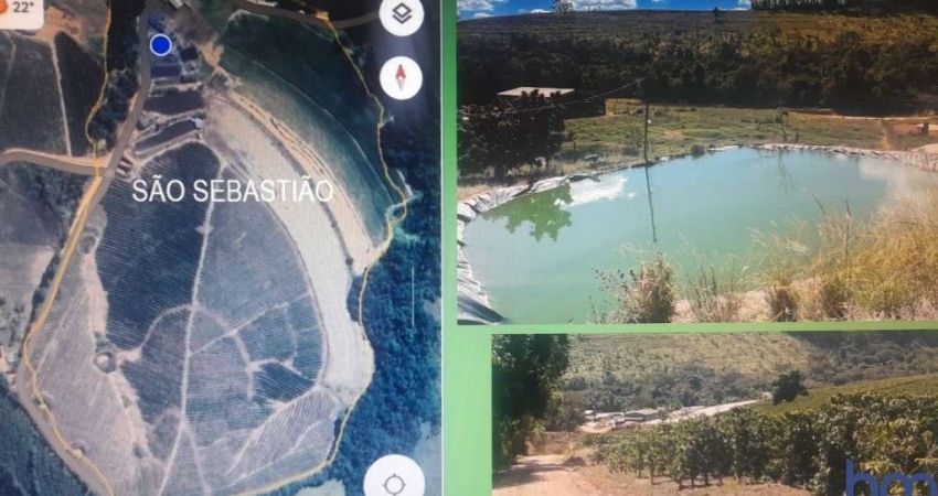 FAZENDA COM 26 ALQUEIRES PAULISTAS COM CAFÉ EM VARGEM GRANDE-MG