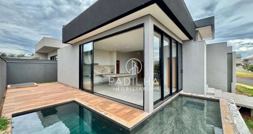 Casa térrea com 3 dormitórios, 229 m² - venda por R$ 1.995.000 ou aluguel por R$ 12.526/mês - Condomínio Alto do Castelo - Ribeirão Preto/SP