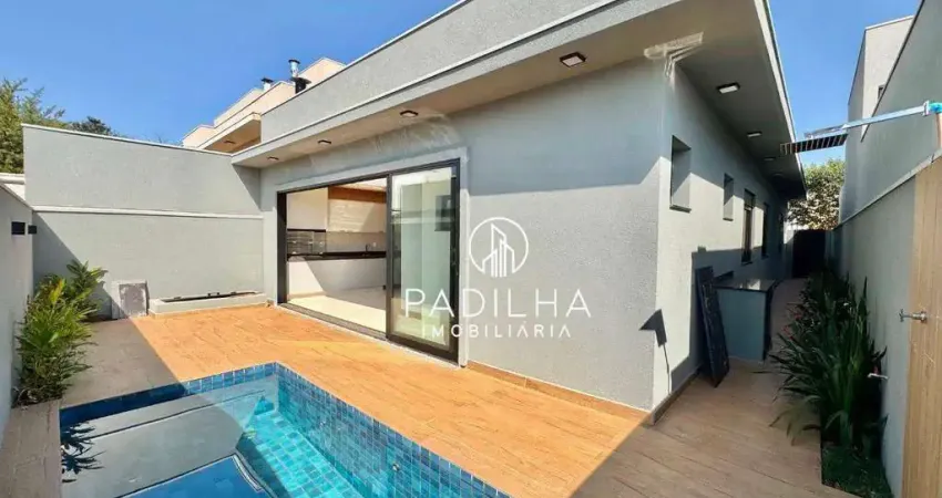 Casa térrea com 3 dormitórios à venda, 150 m² por r$ 1.290.000 - condomínio san marco - ilha modena - ribeirão preto/sp