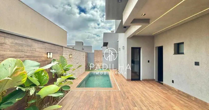 Casa térrea com 3 dormitórios à venda, 163 m² por r$ 1.250.000 - vivendas da mata - portal aroeira - ribeirão preto/sp