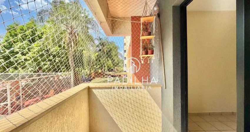 Apartamento com 3 dormitórios para alugar, 76 m² por r$ 2.540/mês - edifício monte carlo - jardim são luiz - ribeirão preto/sp