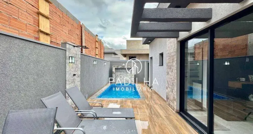 Casa térrea com 3 dormitórios à venda, 153 m² por r$ 1.280.000 - vivendas da mata - portal aroeira - ribeirão preto/sp