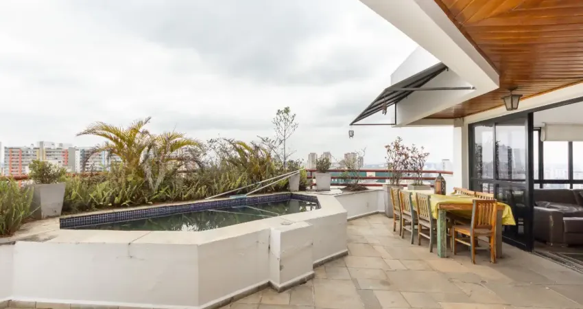 Cobertura duplex com 3 suítes, 4 vagas e lazer completo na vila andrade – morumbi