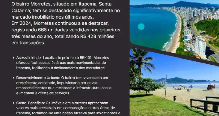 Apartamento com 2 quartos à venda em Morretes, Itapema 