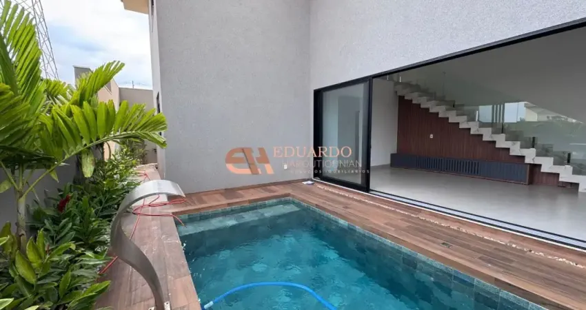 Casa nova linda à venda no condomínio residencial tamboré residencial tambore