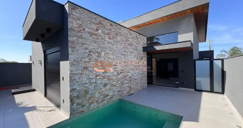 Casa nova linda à venda no condomínio residencial tamboré residencial tambore